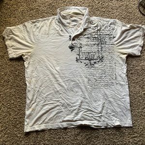 Old navy white vintage polo
